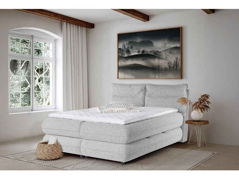 Boxspringbett NEBBIA cappuccino