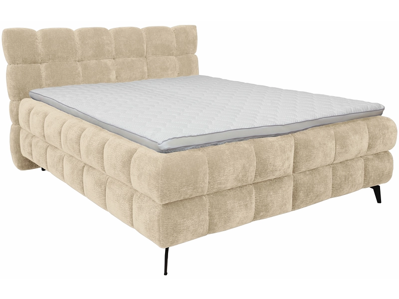 Boxspring BUBBLE beige foncé Boxspring BUBBLE beige foncé