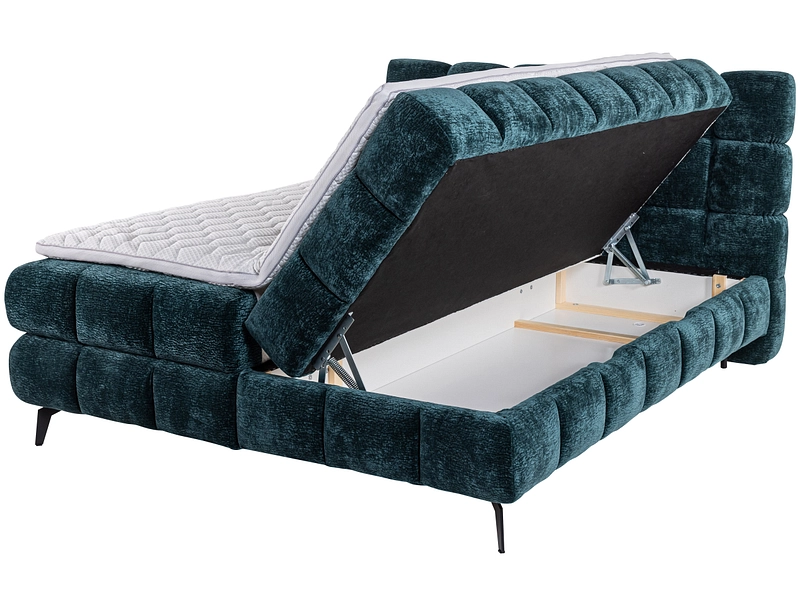 Boxspring BUBBLE petrolio