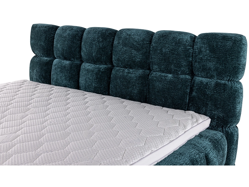 Boxspring BUBBLE petrolio