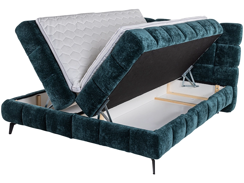 Boxspring BUBBLE petrolio