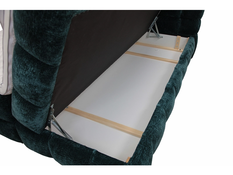 Boxspring BUBBLE petrolio