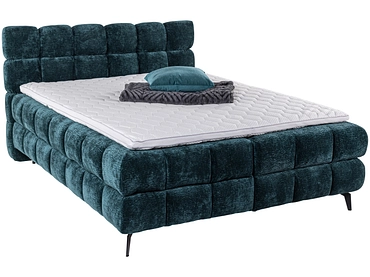 Boxspring BUBBLE petrolio