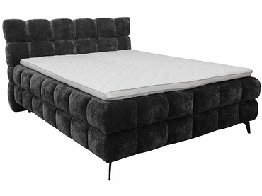 Boxspringbett BUBBLE grau anthrazit