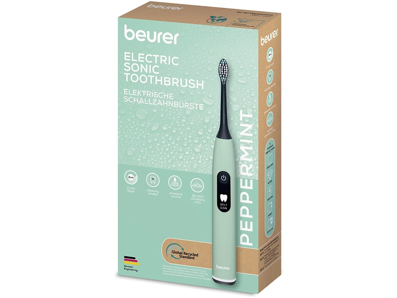 BEURER Spazzolino elettrico SC 50 Peppermint Green Planet Easy to clean