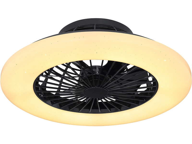 Plafoniera con ventilatore TRAVO intensità variabile