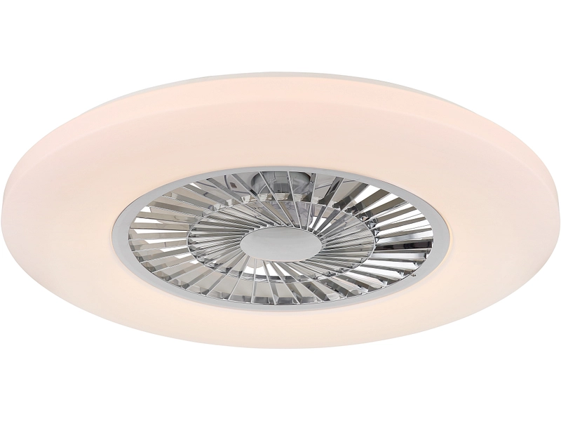 Plafonnier-ventilateur LED multicolore ALVA intensité variable