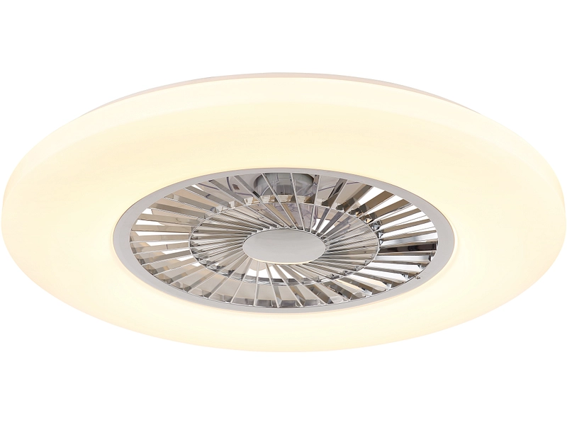 Plafonnier-ventilateur LED multicolore ALVA intensité variable