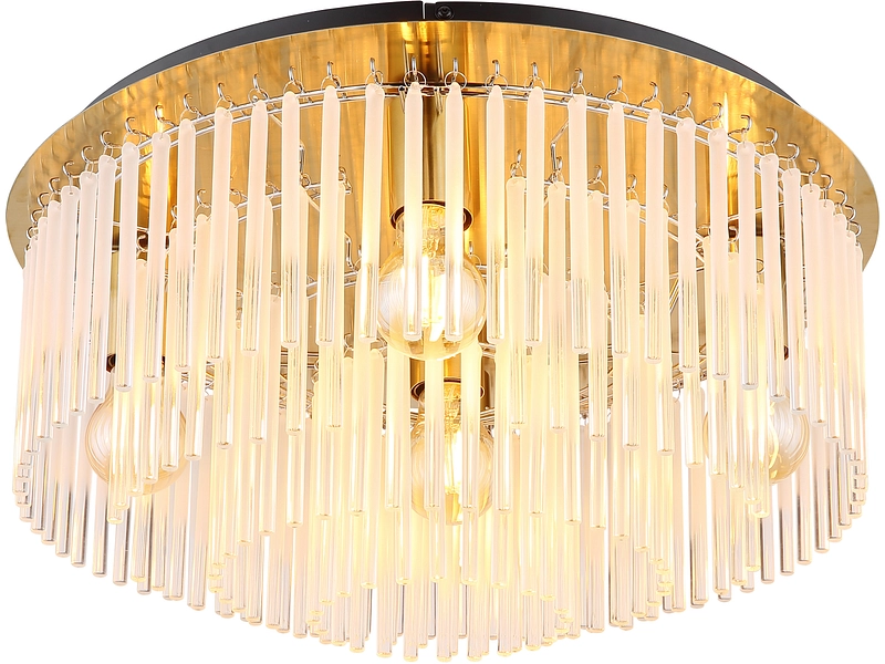 Deckenlampe GORLEY 50cm 60W goldfarben