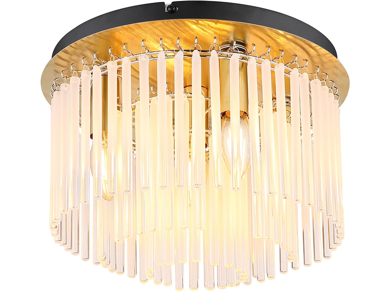 Deckenlampe GORLEY 32cm 40W goldfarben