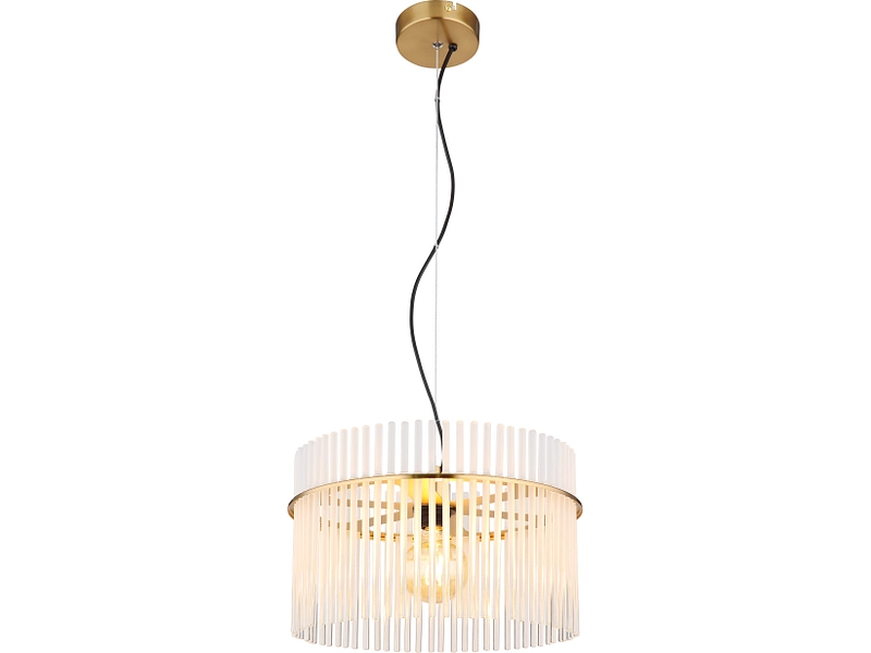 Hängelampe GORLEY 40x150cm 60W goldfarben