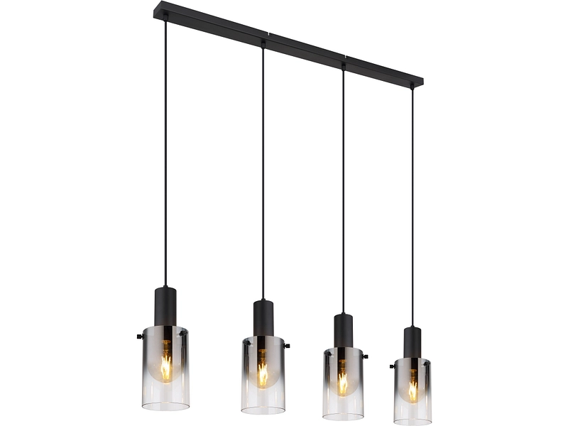 Hängelampe FLORENTINA 102.5x150cm 40W schwarz