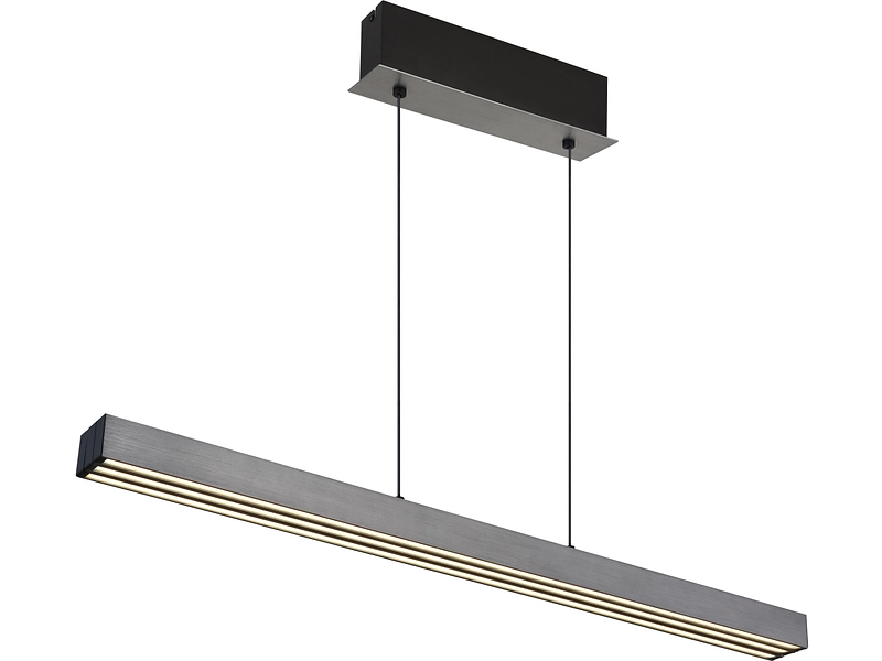 Hängelampe ETHAN variable Intensität 150x150cm 39W grau anthrazit