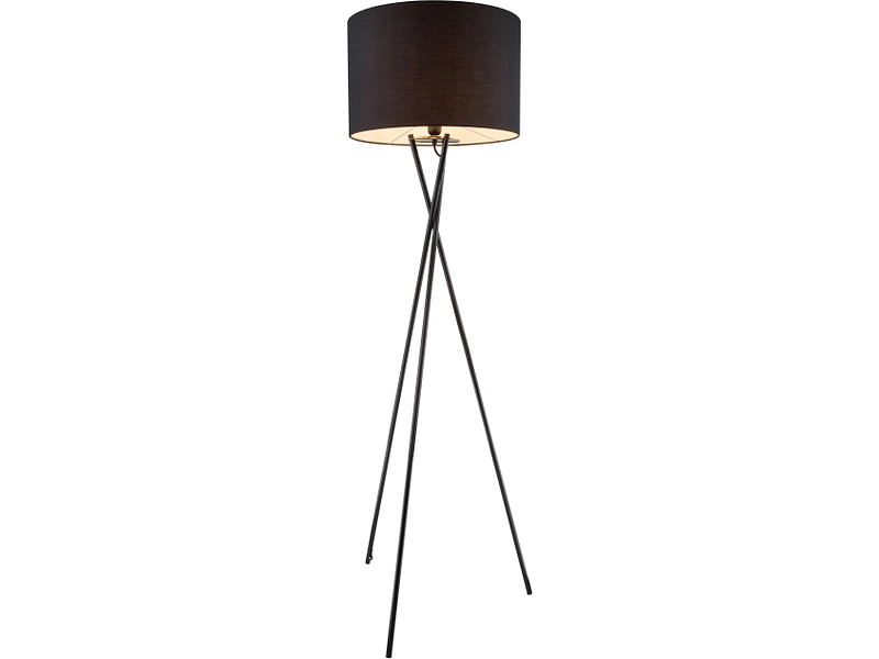Stehlampe GUSTAV 160cm 60W schwarz
