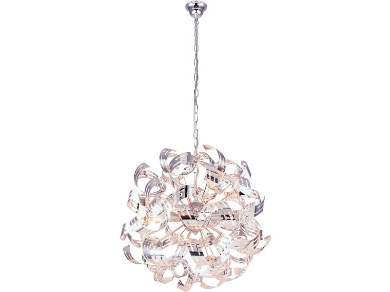 Hängelampe FALLA Keinerlei 50x125cm 40W silberfarben