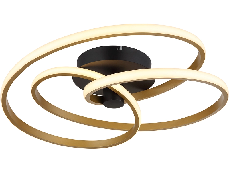Deckenlampe LED GLYXAR 50cm 40W goldfarben