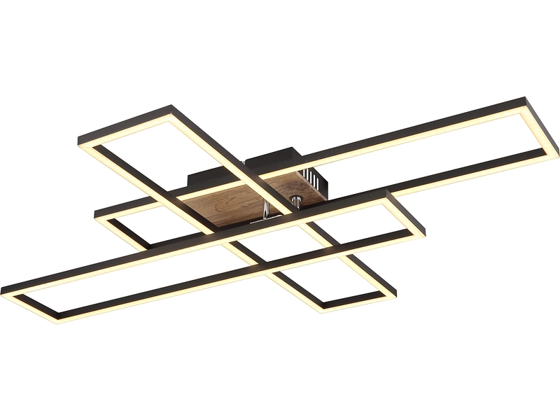 Deckenlampe LED DAKARI 60cm 40W schwarz
