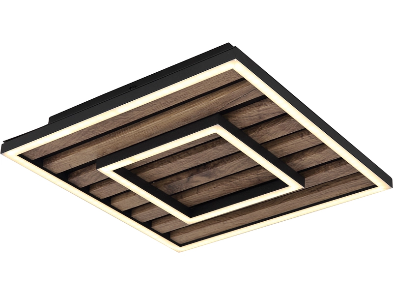Deckenlampe WOODY 30cm 18W schwarz