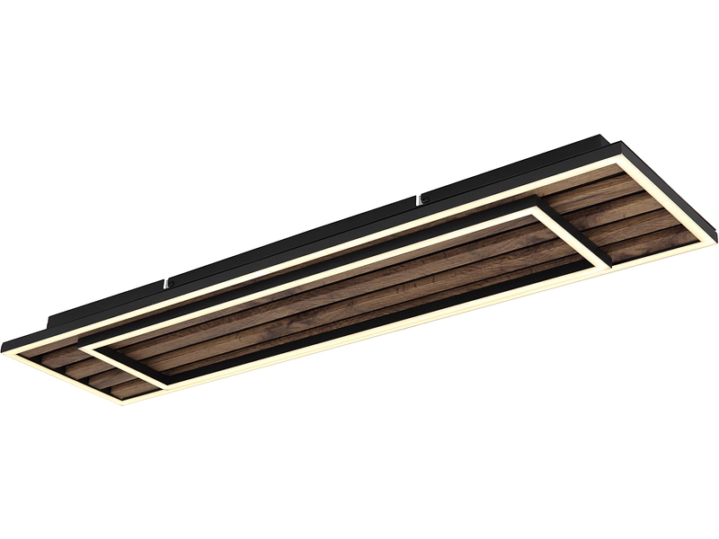 Deckenlampe WOODY 20cm 36W schwarz