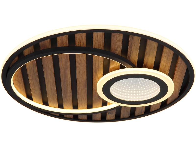 Deckenlampe 3D WOODY 50cm 32W schwarz