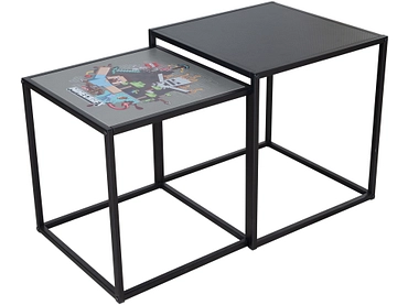 MINECRAFT Set 2 table d'appoint MINECRAFT MINECRAFT Set 2 table d'appoint MINECRAFT