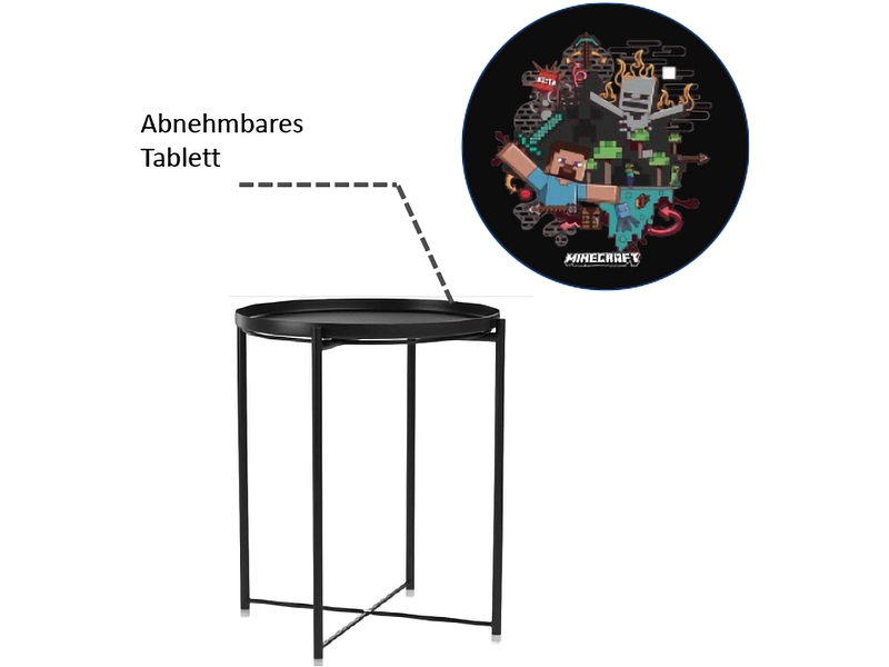 MINECRAFT Table d'appoint MINECRAFT