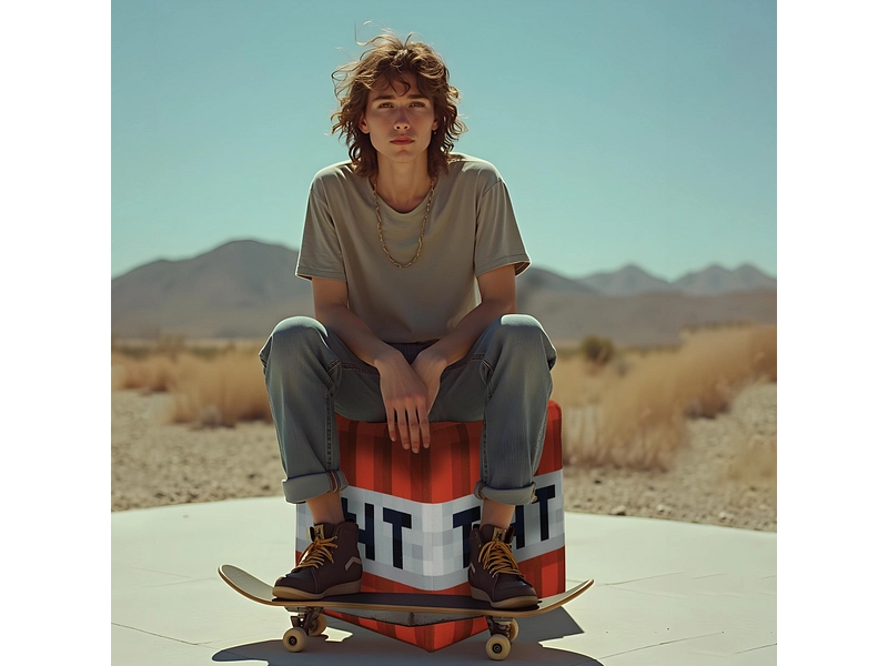 Pouf de rangement MINECRAFT MINECRAFT