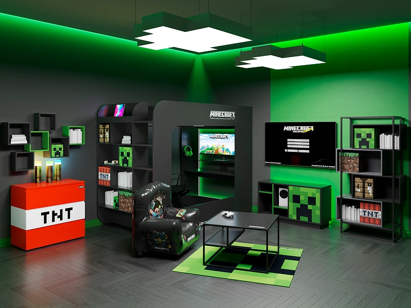 Set Aufbewahrungsboxen MINECRAFT mehrfarbig