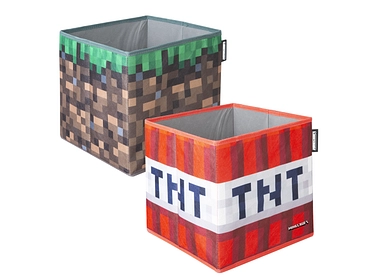 Set boîtes de rangement MINECRAFT multicolore Set boîtes de rangement MINECRAFT multicolore