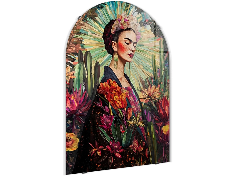 Quadro in vetro JARDIN DE FRIDA 1 pezzo vetro verde Quadro in vetro JARDIN DE FRIDA 1 pezzo vetro verde