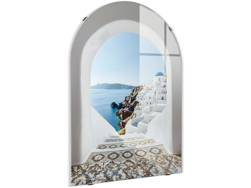 Tableau en verre OIA 1 pièce verre blanc Tableau en verre OIA 1 pièce verre blanc