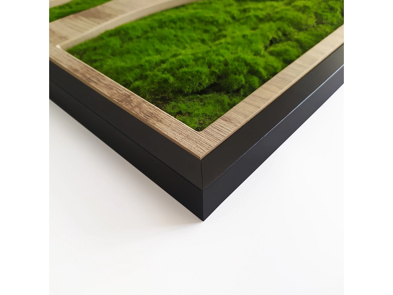 Tableau tufté TREE 1 pièce mdf vert