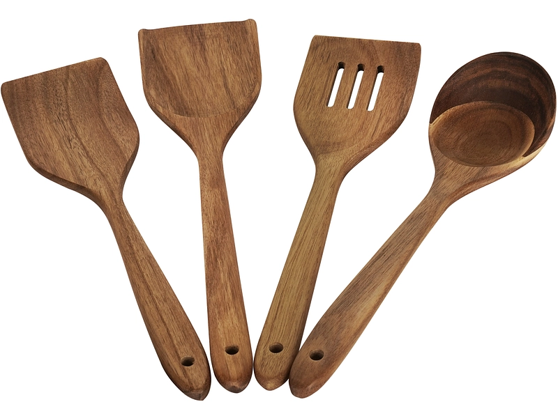 Set spatole ACACIA Legno massiccio legno naturale
