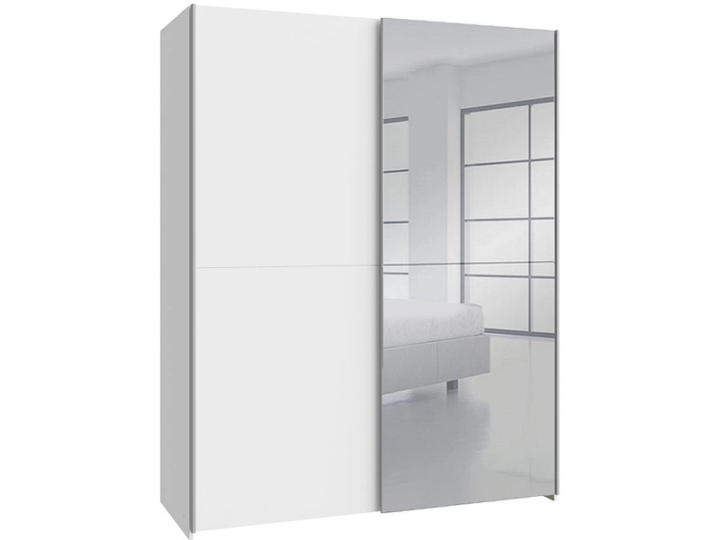 Schwebetürenschrank PAULINE weiss Schwebetürenschrank PAULINE weiss