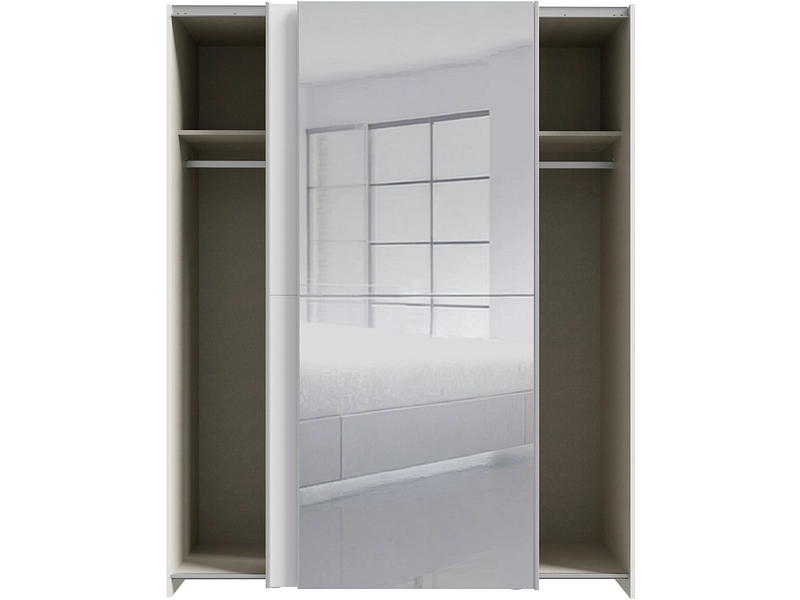 Schwebetürenschrank PAULINE weiss Schwebetürenschrank PAULINE weiss