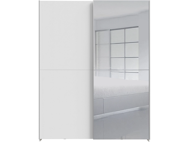 Schwebetürenschrank PAULINE weiss Schwebetürenschrank PAULINE weiss