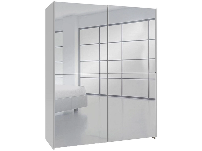 Schwebetürenschrank PAULINE weiss Schwebetürenschrank PAULINE weiss