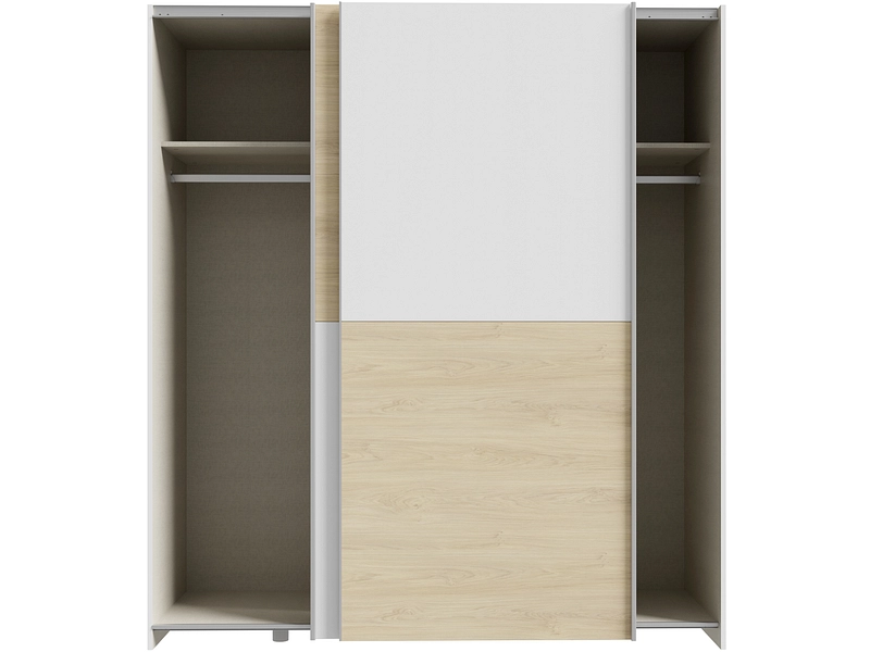 Schwebetürenschrank PAULINE eiche Schwebetürenschrank PAULINE eiche