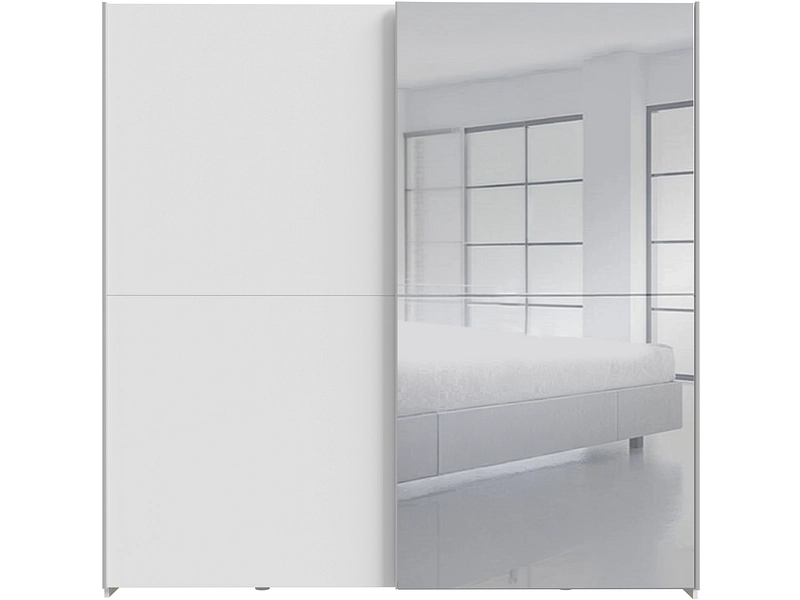 Armoire portes coulissantes PAULINE blanc