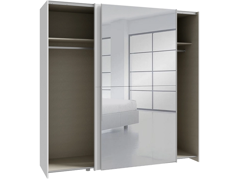 Armoire portes coulissantes PAULINE blanc