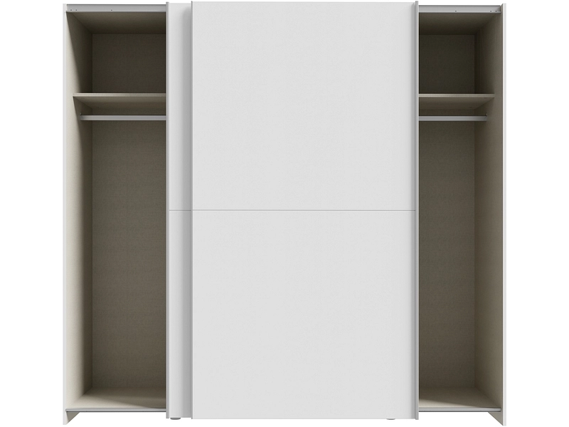Schwebetürenschrank PAULINE alpinweiß