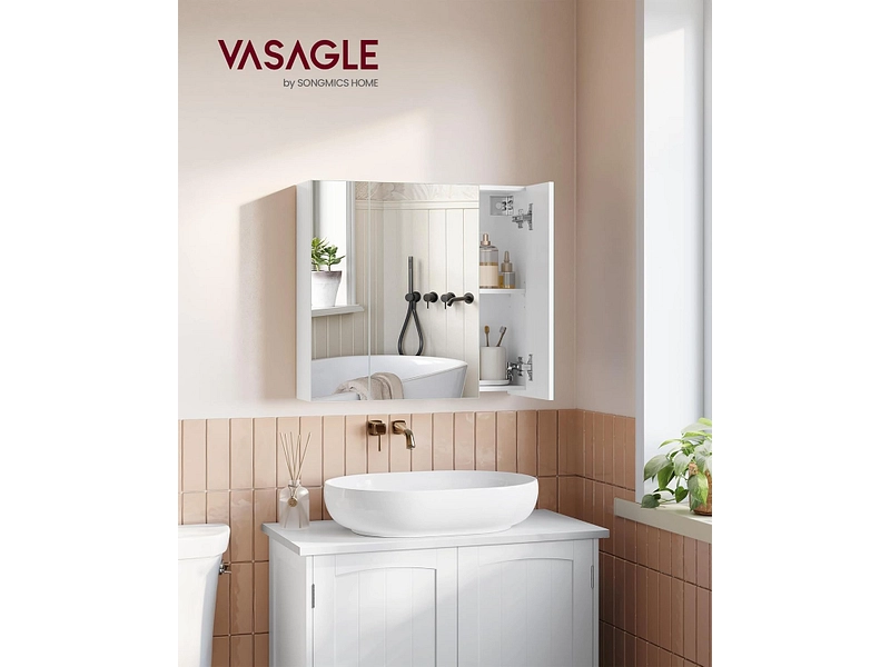 Specchio per il bagno rettangolo SONGMICS NAYANA