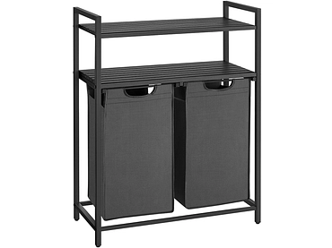 SONGMICS Wäschekorb TRIOVA schwarz