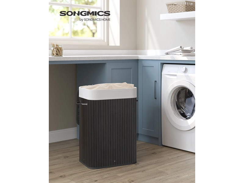 SONGMICS Portabiancheria LAVO nero