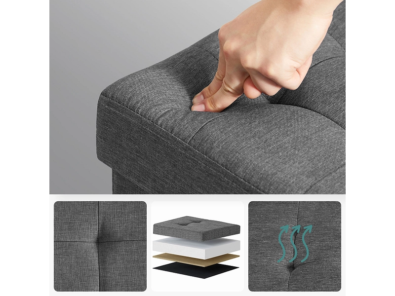 Pouf contenitore SONGMICS ZANKA