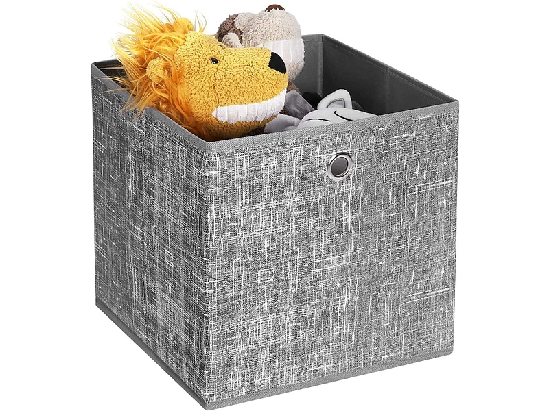 SONGMICS Wäschekorb OXO grau