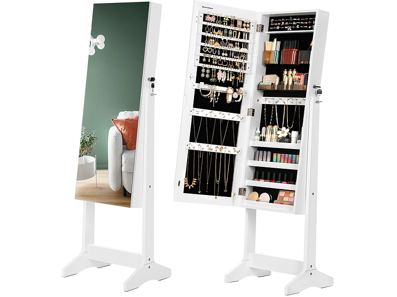 Miroir porte-bijoux rectangle SONGMICS JEMIA