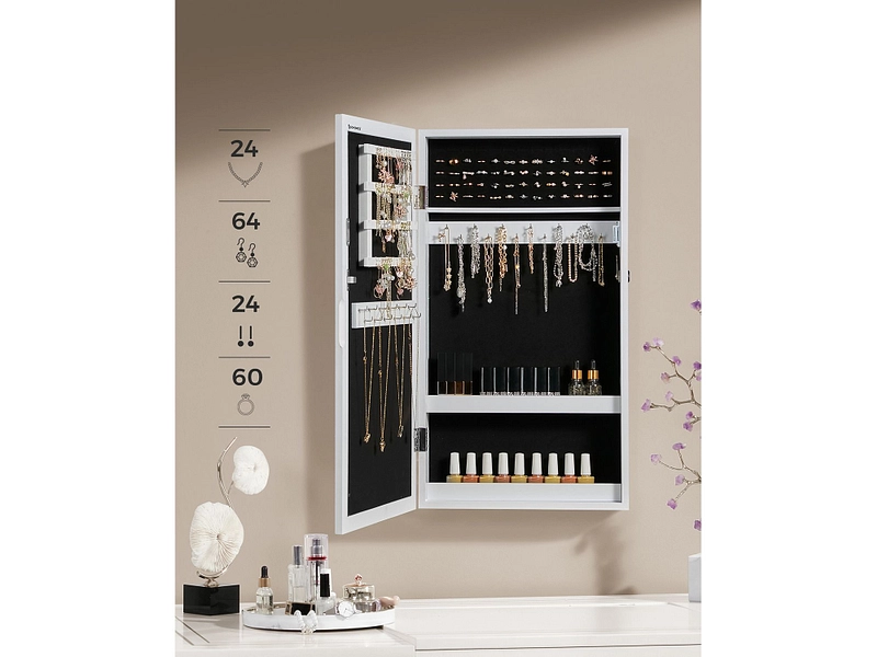 Spiegel mit Schmuckkasten rechteck SONGMICS JEMIO Spiegel mit Schmuckkasten rechteck SONGMICS JEMIO