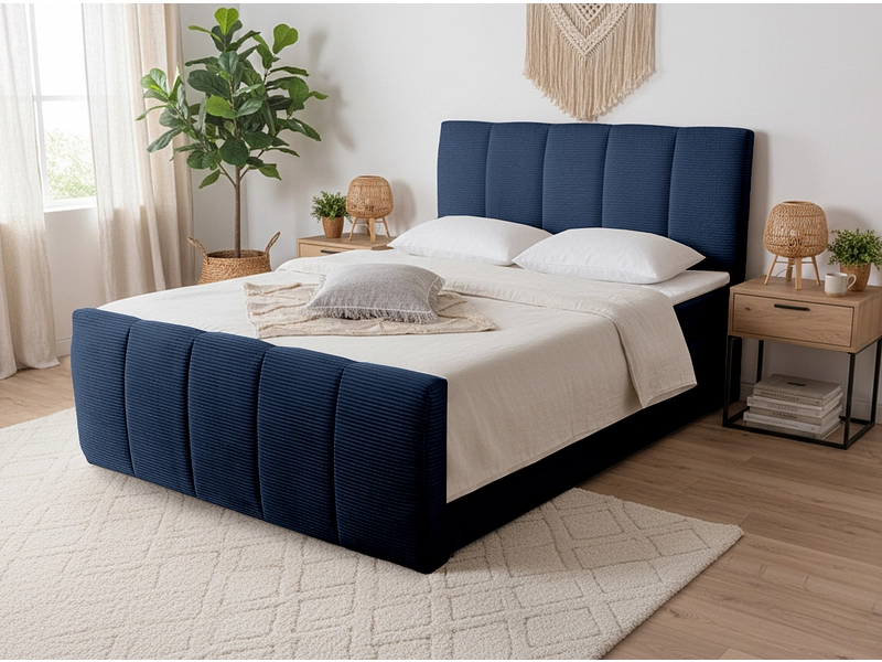 Boxspringbett IBIZA blau