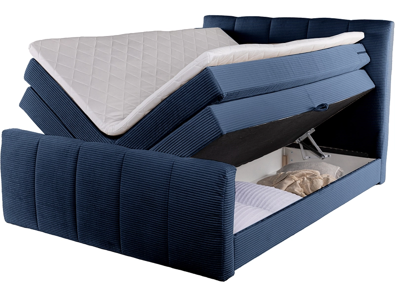Boxspringbett IBIZA blau
